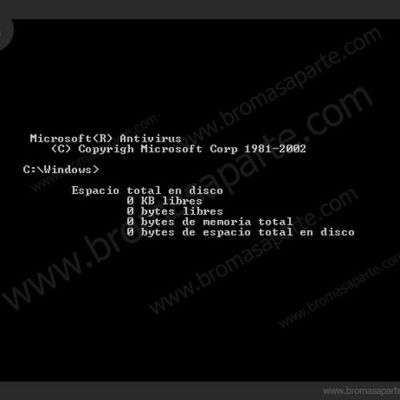 BromasAparte.com - Broma de virus MSDos