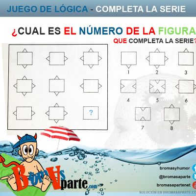 Juego de completar la serie de figuras