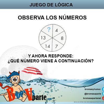 juego de observar los números