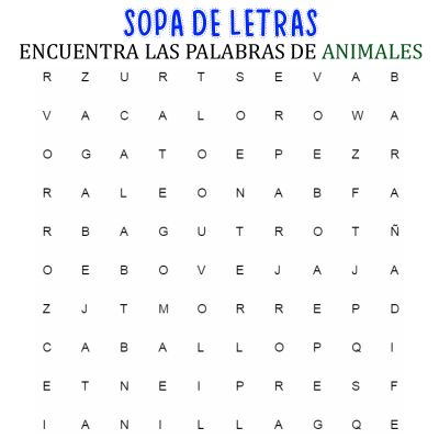sopa-de-letras-animales