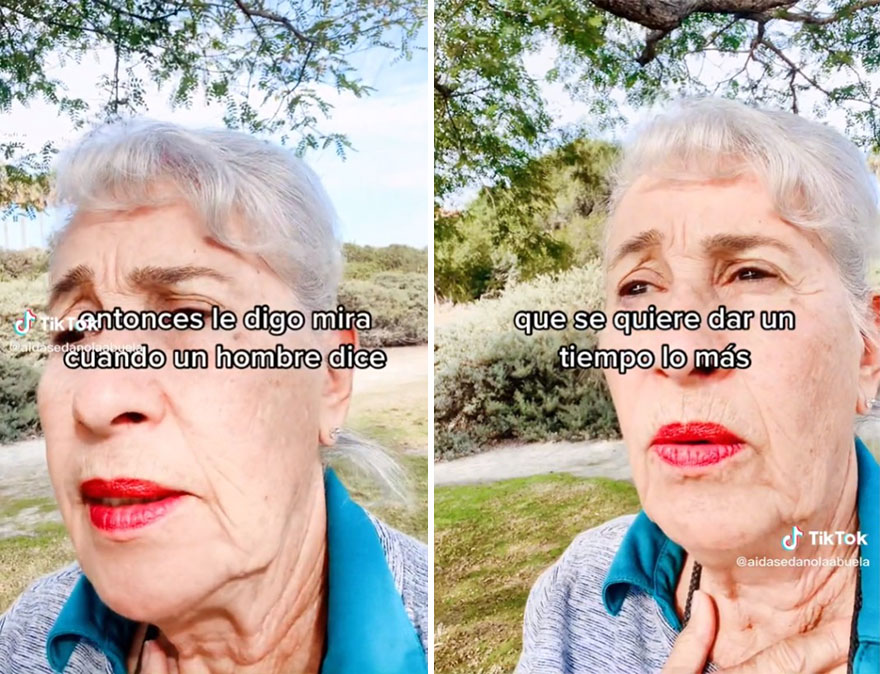 Esta abuela se volvió viral en Tiktok por celebrar su divorcio tras un matrimonio opresivo durante 40 años