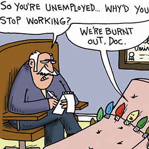 10 Nuevos cómics de una sola viñeta llenos de situaciones absurdas y humor, por Scott Hilburn